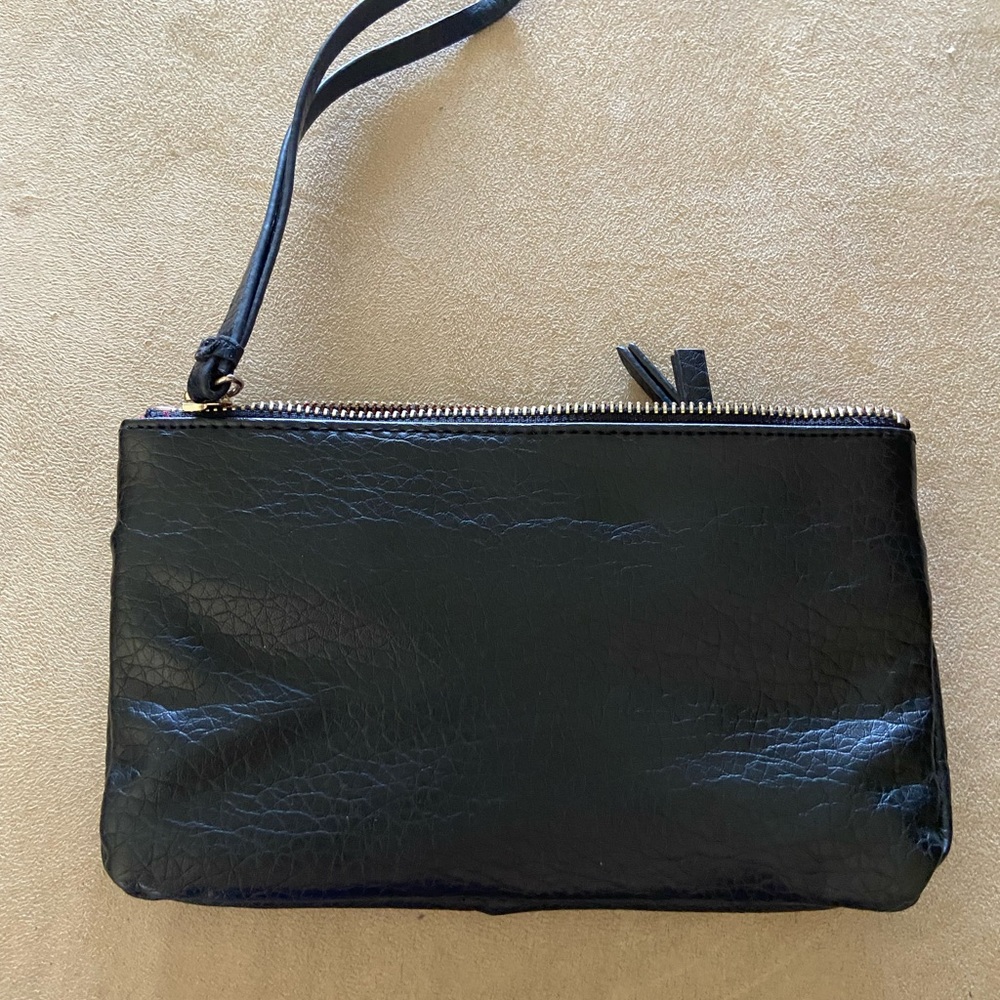 Juicy Couture Black faux Leather Wristlet - Picture 2 of 9